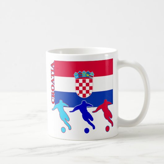 Fußball Kroatien Kaffeetasse (Rechts)
