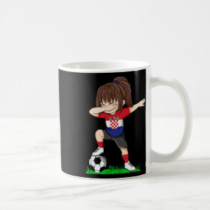 Fußball Kroatien Trikot Hemd kroatische Flagge Foo Kaffeetasse