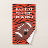Fußball Küchenhandtuch für Text und Farbe Handtuch (Handtuch)