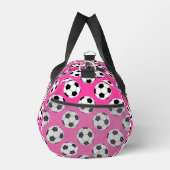 Fußball-Kugelmuster rosa Duffle Bag (Rechts)