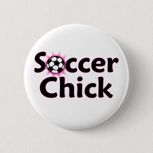 Fußball-Küken-Knopf Button