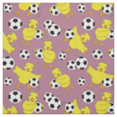 Fußball-Küken-Muster Stoff (Muster)