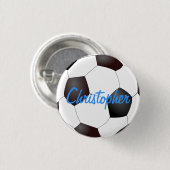 Fußball - kundengerecht button (Vorne & Hinten)