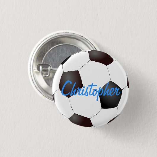 Fußball - kundengerecht button (Vorne & Hinten)
