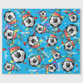 Fußball-kundenspezifisches Geschenkpapier (Flach)