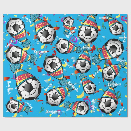 Fußball-kundenspezifisches Geschenkpapier (Flach)