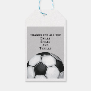 Fußball-Kunst danken Ihnen zu trainieren Geschenkanhänger