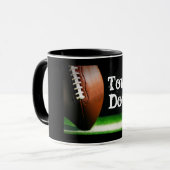 Fußball-Landungs-Typografie Tasse (Vorderseite Links)