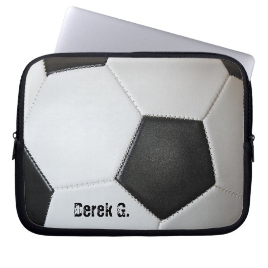 Fußball-Laptop-Sieb Laptopschutzhülle (Vorderseite)