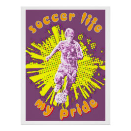 Fußball Leben Mein Stolz Poster