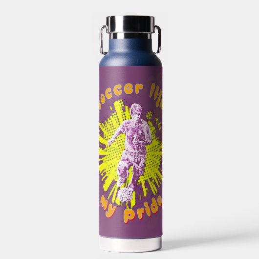 Fußball Leben Mein Stolz Trinkflasche (Vorne)