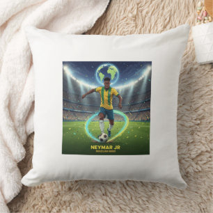 Fußball-Legende inspirierte Wurfkissen Kissen