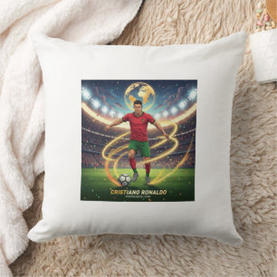 Fußball-Legende inspirierte Wurfkissen Kissen