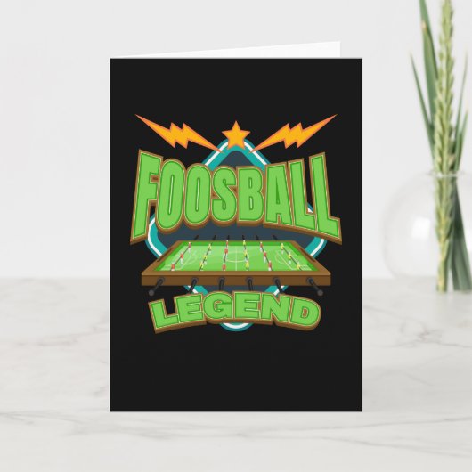 Fußball-Legende Spinning Soccer Karte (Vorderseite)