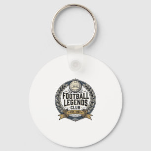 Fußball-Legenden-Club Vintage-Fußball-Trikot-Desig Schlüsselanhänger