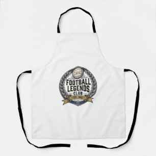 Fußball-Legenden-Club Vintage-Fußballtrikot-Design Schürze