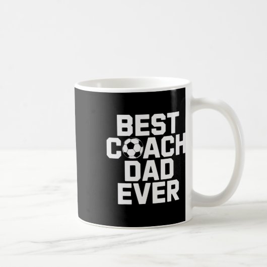 Fußball-Lehrstar Bester Coach Dad Ever Kaffeetasse (Rechts)