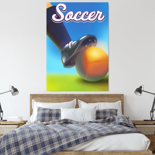 Fußball Leinwanddruck (Insitu (Schlafzimmer))