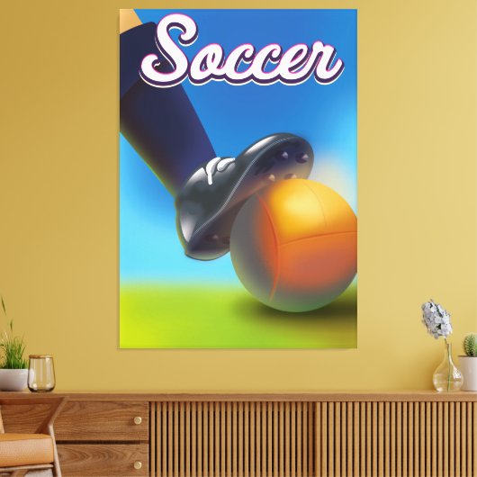 Fußball Leinwanddruck (Insitu (Wohnzimmer))