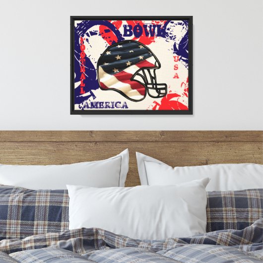 FUSSBALL LEINWANDDRUCK (Insitu (Schlafzimmer))
