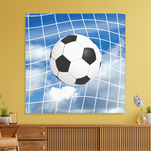 Fußball Leinwanddruck (Insitu (Wohnzimmer))