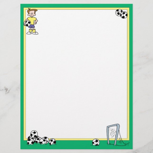 Fußball Letterhead (Vorderseite)