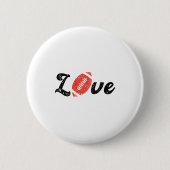 Fußball-Liebe Button (Vorderseite)