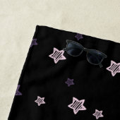 Fußball-Liebe Niedlich Star Pattern Girls Personal Strandtuch (Beispiel)