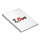 Fußball-Liebe Notizblock (Rechte Seite)