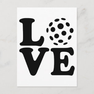 Fußball-Liebe Postkarte