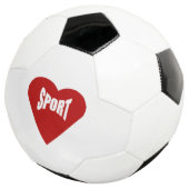 Fußball-Liebesball Fußball (Dreiviertel)