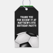 Fußball-Lieblings-Tag für Fußballfans - Geschenkma Geschenkanhänger (Vorderseite)