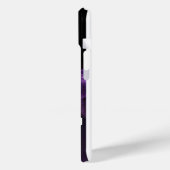 Fußball lila Rauch Case-Mate iPhone Hülle (Rückseite / Links)