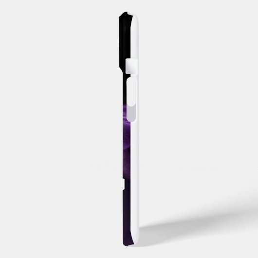 Fußball lila Rauch Case-Mate iPhone Hülle (Rückseite / Links)