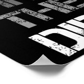 Fußball Lineman Shirts für Herren Handschuhe Poster (Ecke)