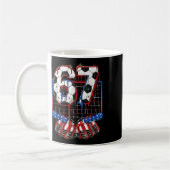 Fußball Ll 67 Drip Six Seven Gen Alpha Meme USA Fl Kaffeetasse (Links)