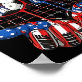 Fußball Ll 67 Drip Six Seven Gen Alpha Meme USA Fl Poster (Ecke)