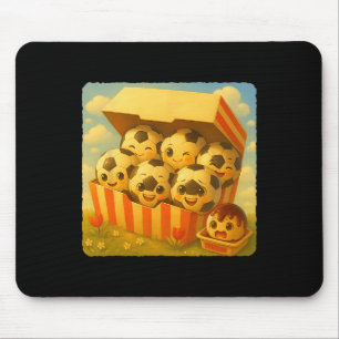 Fußball Ll Chicken Nuggets Cute Kawaii Lustig Schn Mousepad