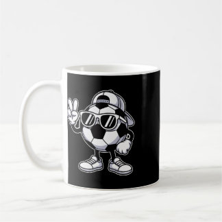 Fußball Ll mit Sungles Lustige Jungen Männer Fußba Kaffeetasse