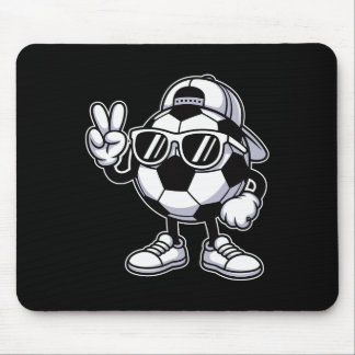 Fußball Ll mit Sungles lustige Jungen Männer Fußba Mousepad