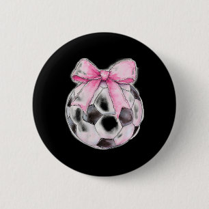 Fußball Ll Rosa Kokette Schleife Zierliche Schleif Button