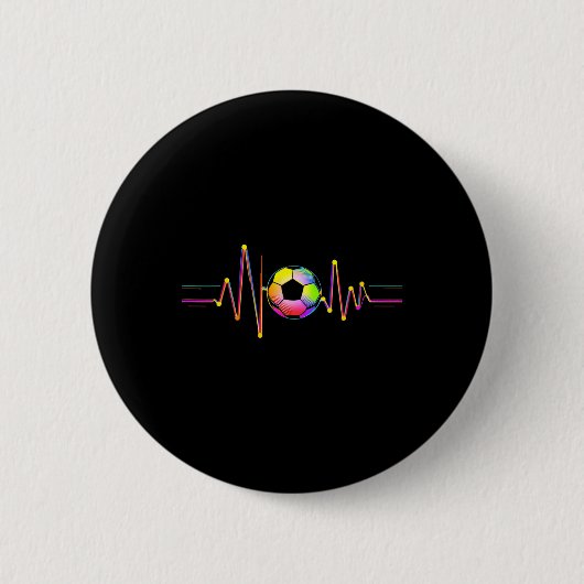 Fußball Ll-Wellenform Button (Vorderseite)