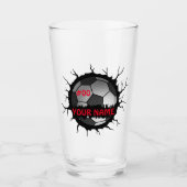 Fußball-Logo, Fußball-Individuelle Name, Fußball-G Glas (Vorderseite)