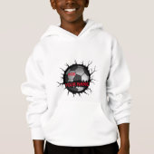 Fußball-Logo, Fußball-Individuelle Name, Fußball-G Hoodie (Vorderseite)