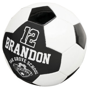 Fußball-Logo - Schwarz und Weiß Fußball