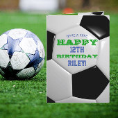 Fußball-Look Fügen Sie Ihren Namen und das Jahr Ge Karte