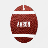 Fußball Lover Personalisierte Ornamente (Vorderseite links)