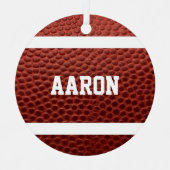 Fußball Lover Personalisierte Ornamente (Vorderseite)