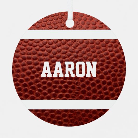 Fußball Lover Personalisierte Ornamente (Vorderseite)