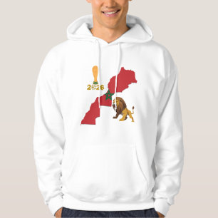 Fußball Löwe Karte 2026 Hoodie